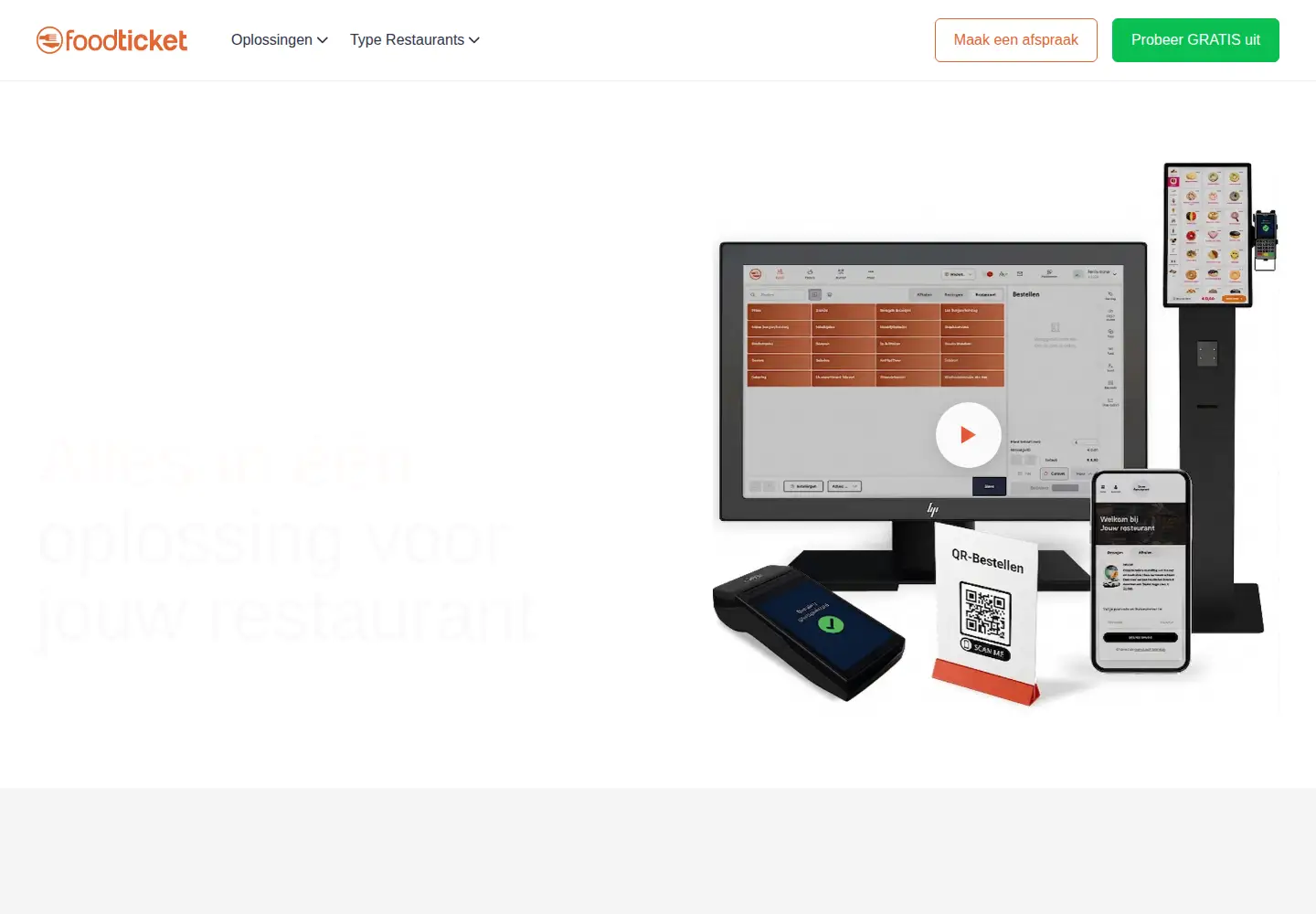 Screenshot of foodticket.nl