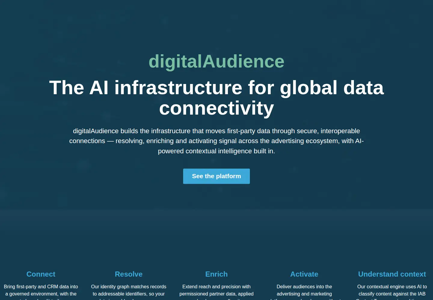 Screenshot of digitalaudience.io