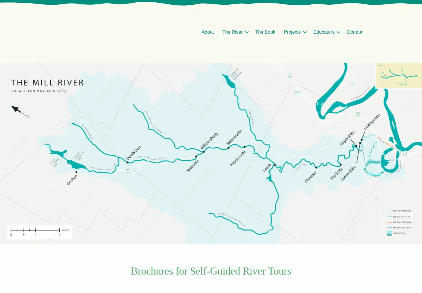 Screenshot of millrivergreenway.org