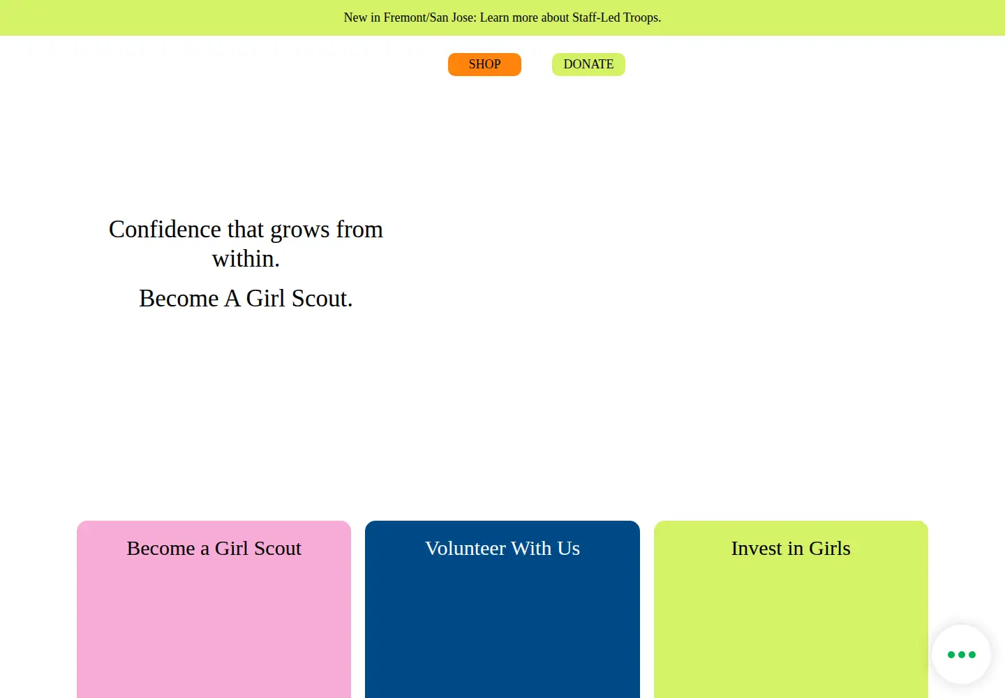 Screenshot of gsnorcal.org