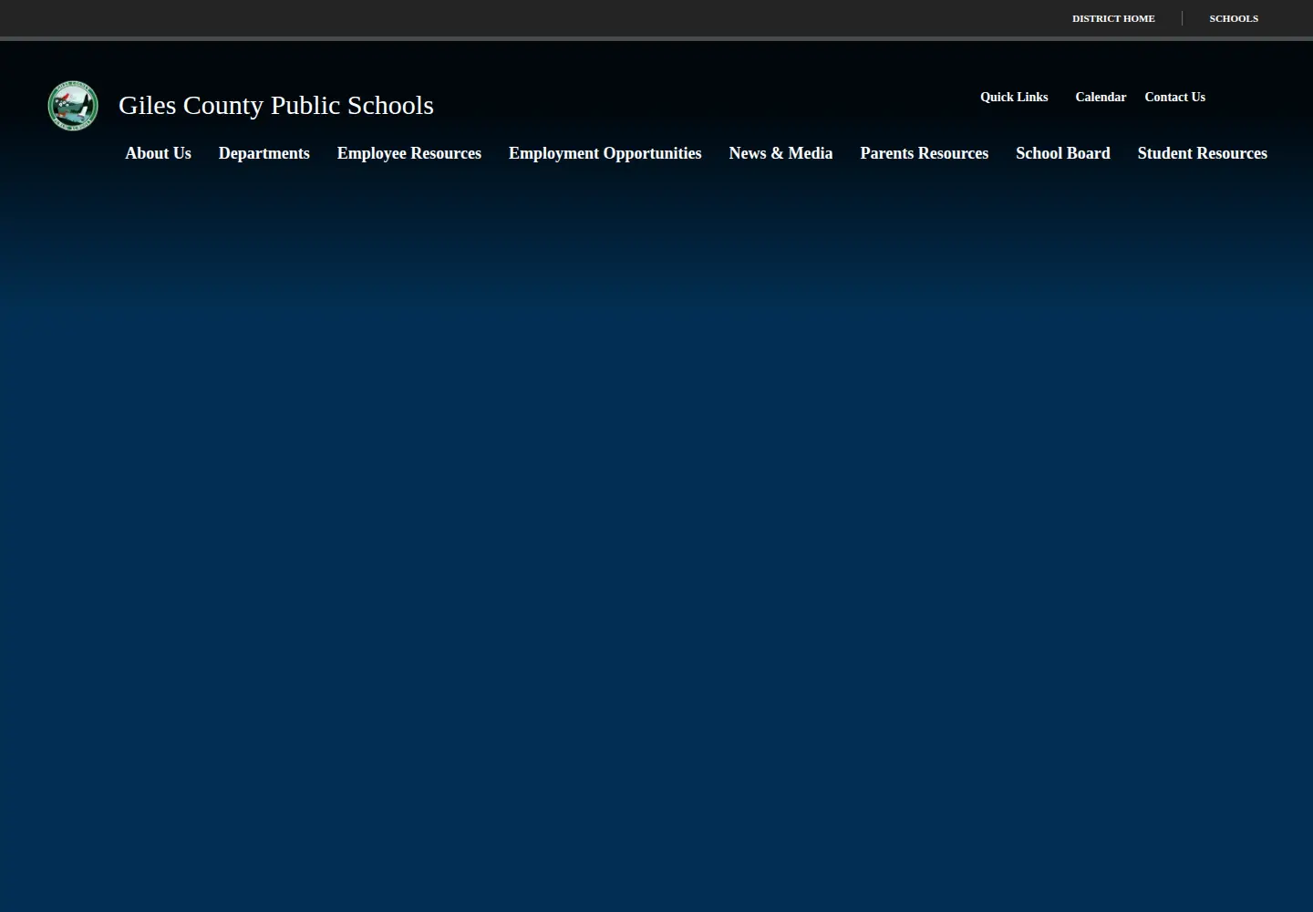Screenshot of gilesk12.org