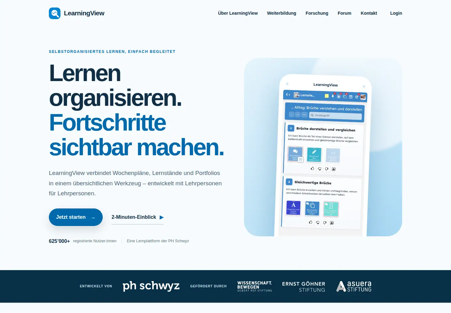 Screenshot of learningview.org