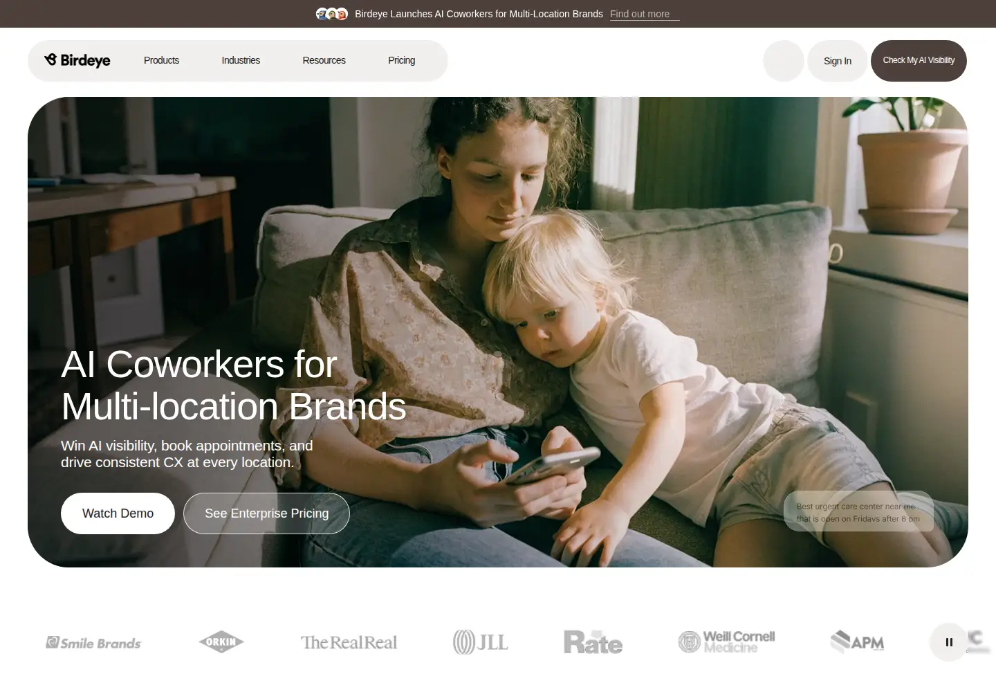 Screenshot of birdeye.com