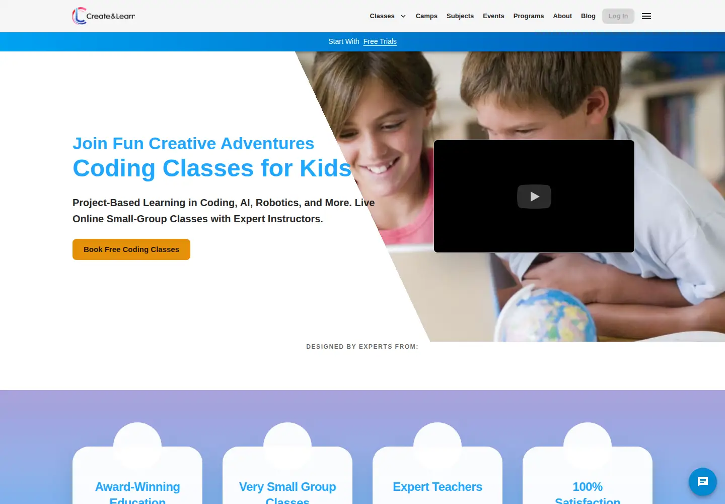 Screenshot of create-learn.us