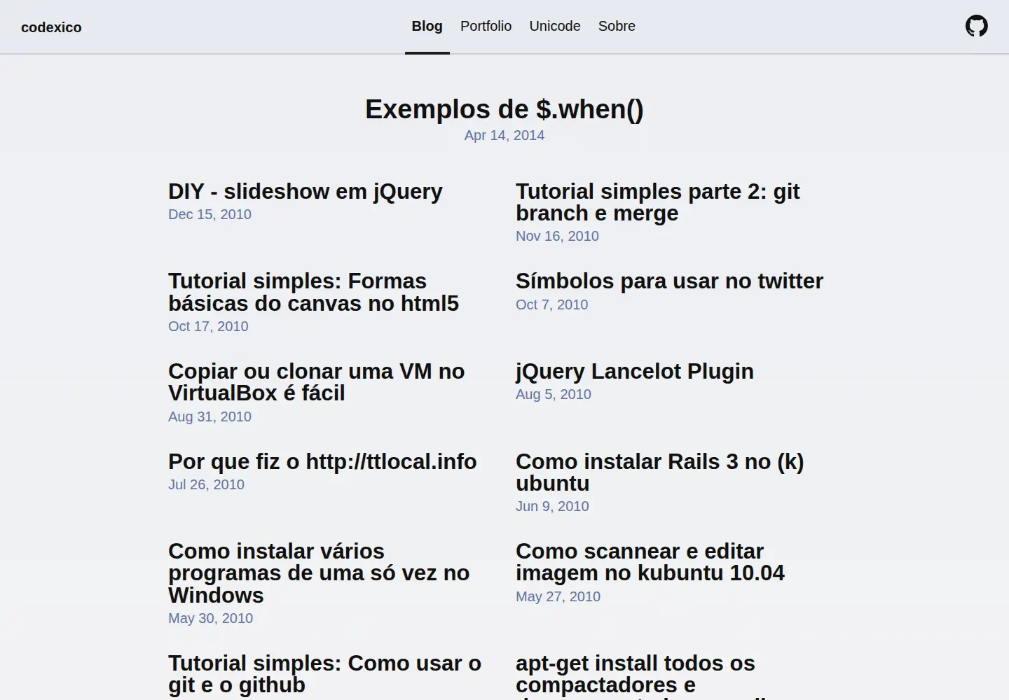 Screenshot of codexico.com.br