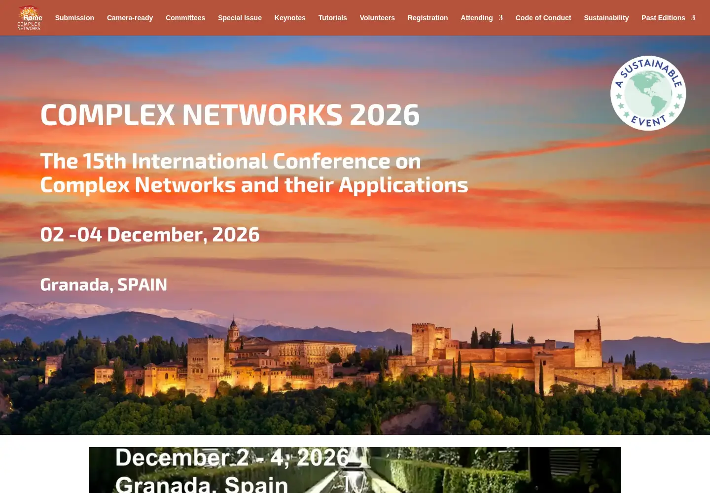 Screenshot of complexnetworks.org