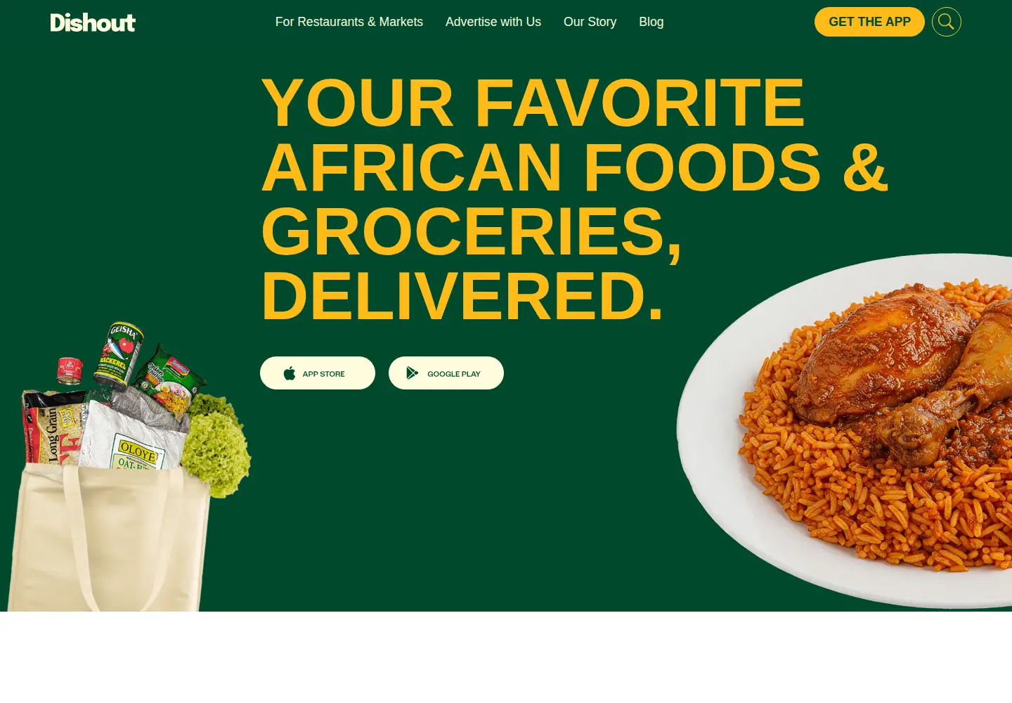 Screenshot of africandishout.com