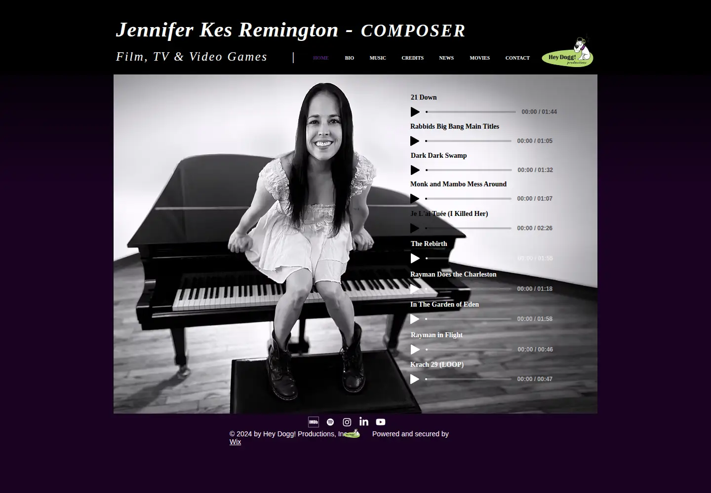Captured homepage of heydogg.com in the current scan