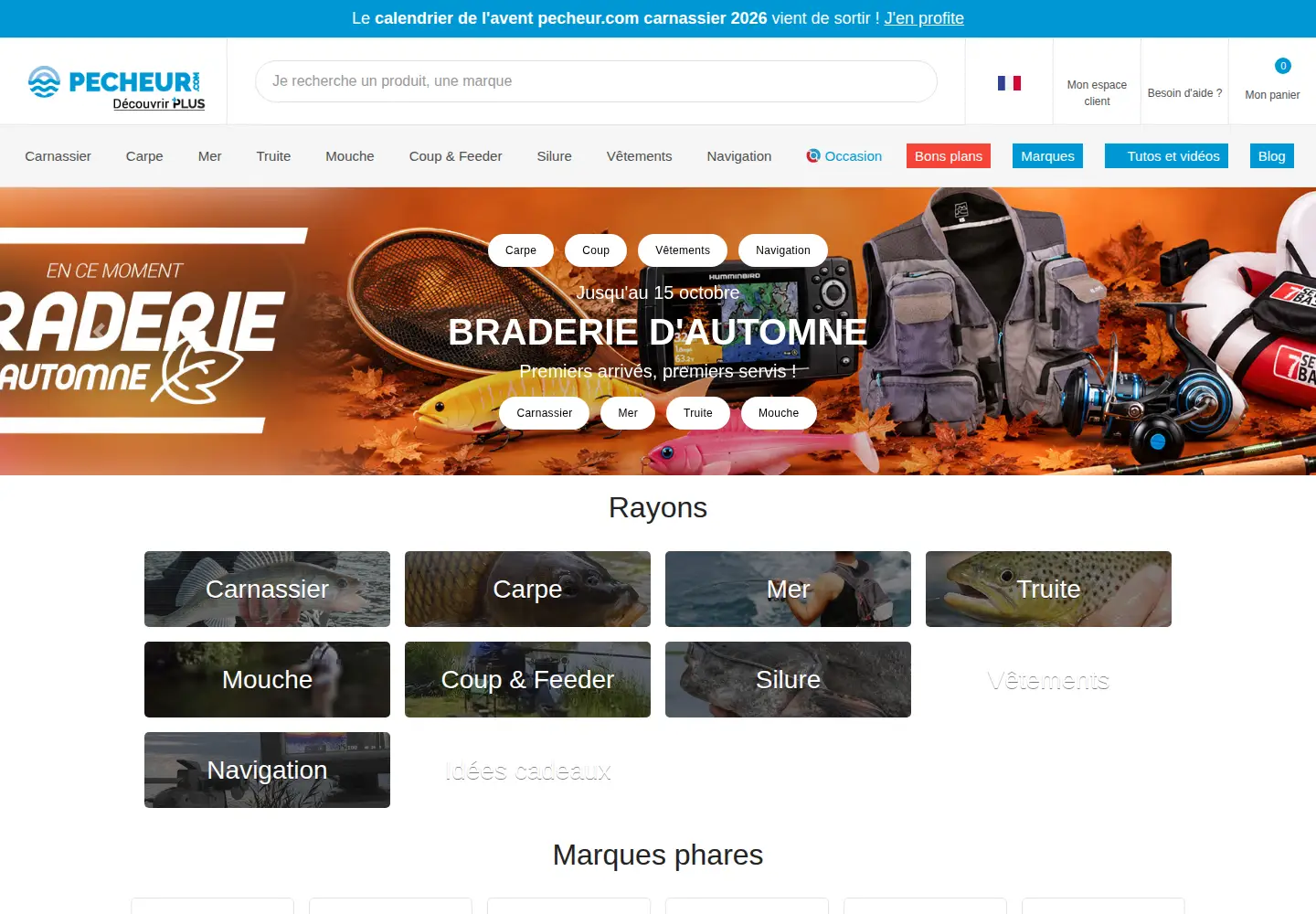 Screenshot of pecheur.com