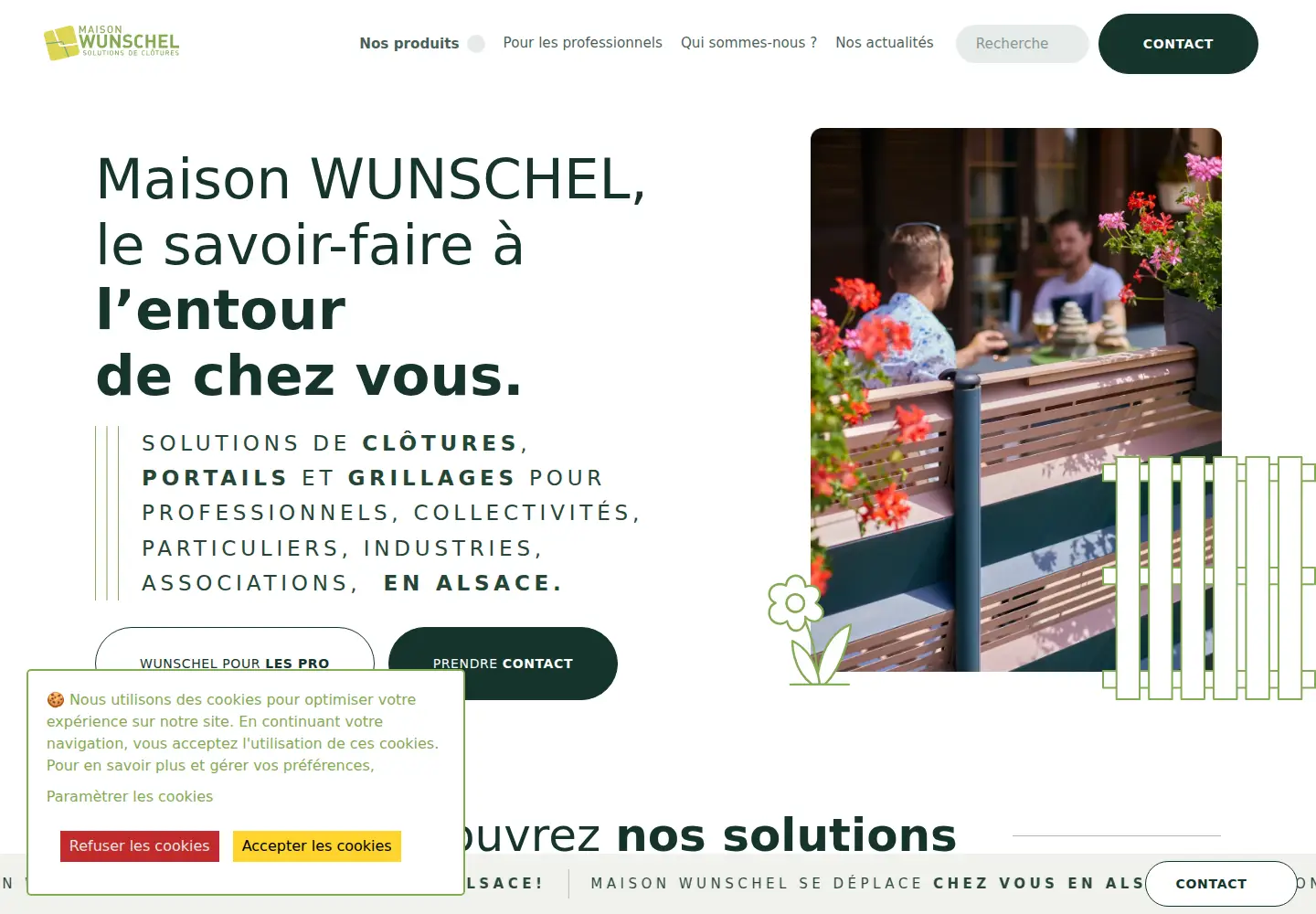 Screenshot of grillages-wunschel.fr