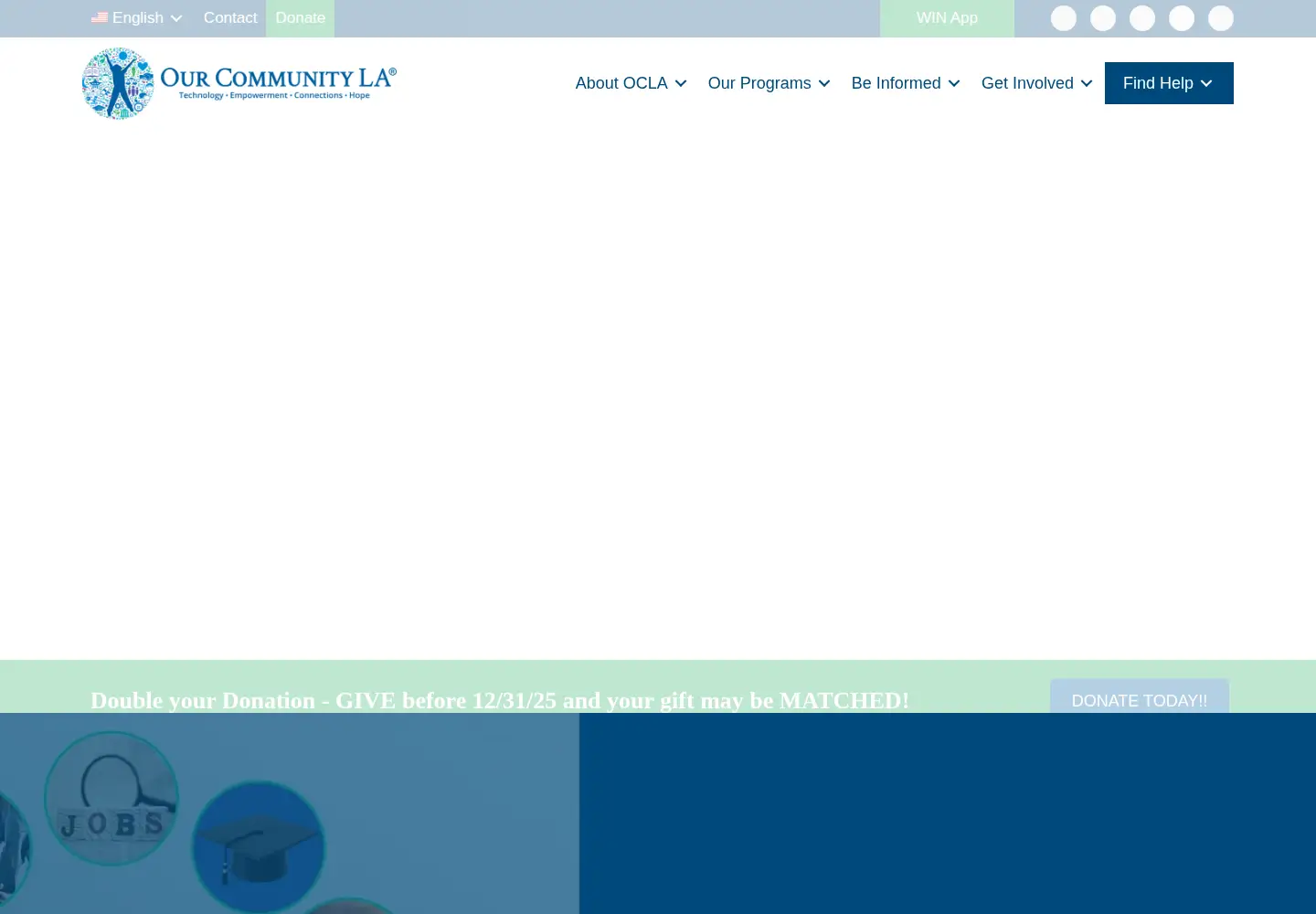 Screenshot of oclawin.org
