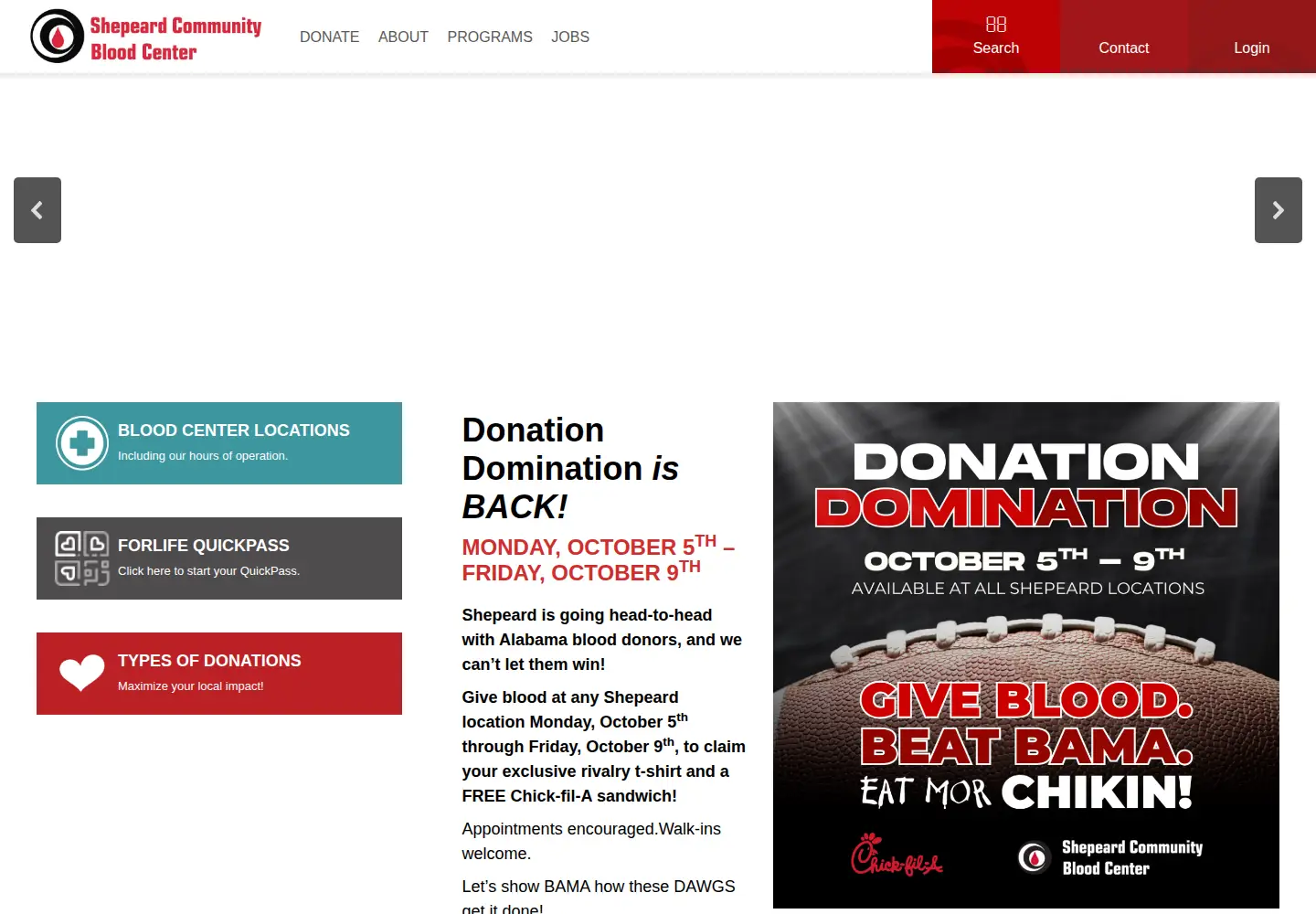 Screenshot of shepeardblood.org
