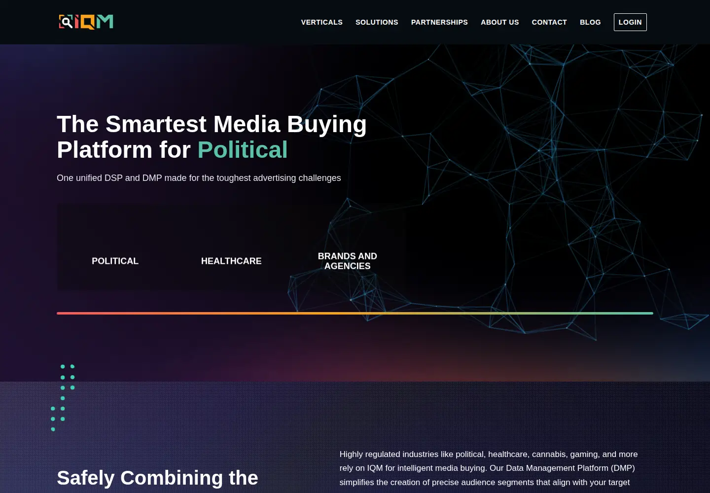 Captured homepage of iqm.com in the current scan