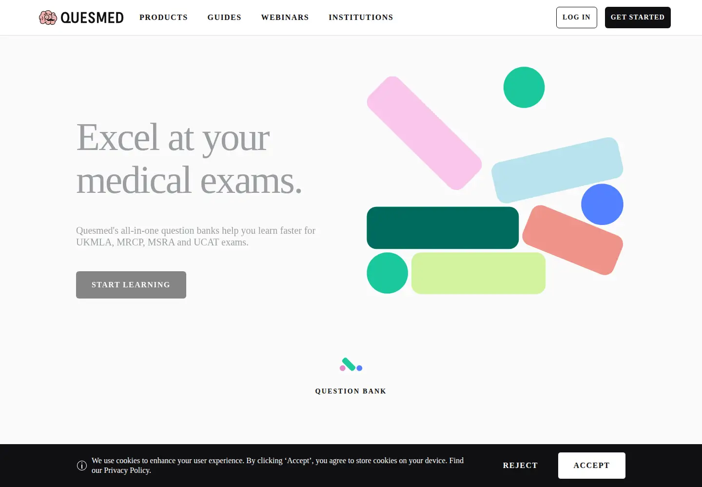 Screenshot of quesmed.com