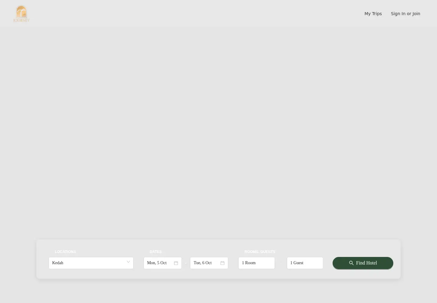 Screenshot of tjourney.com.my