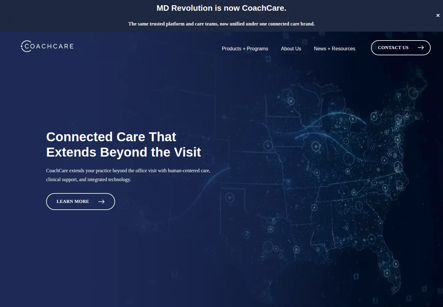 Screenshot of coachcare.com