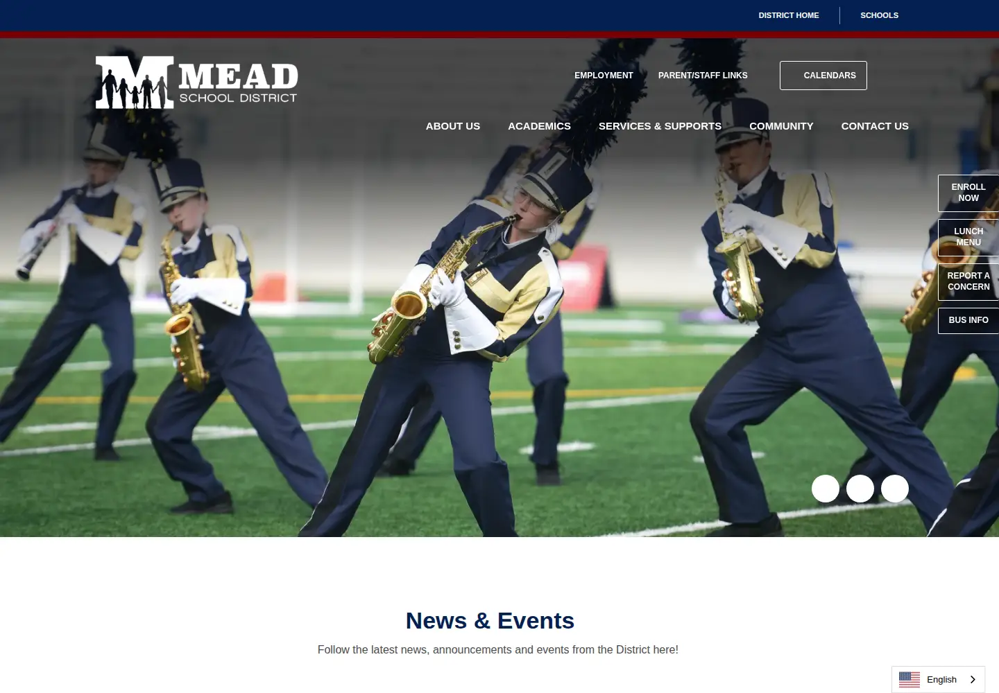 Screenshot of mead354.org