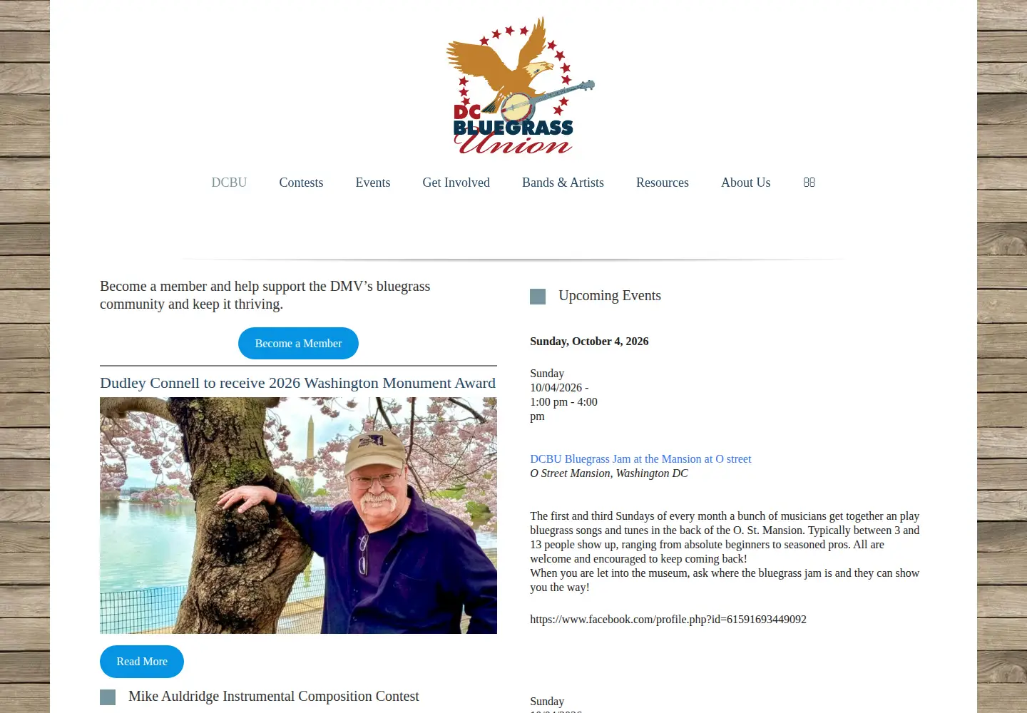 Screenshot of dcbu.org