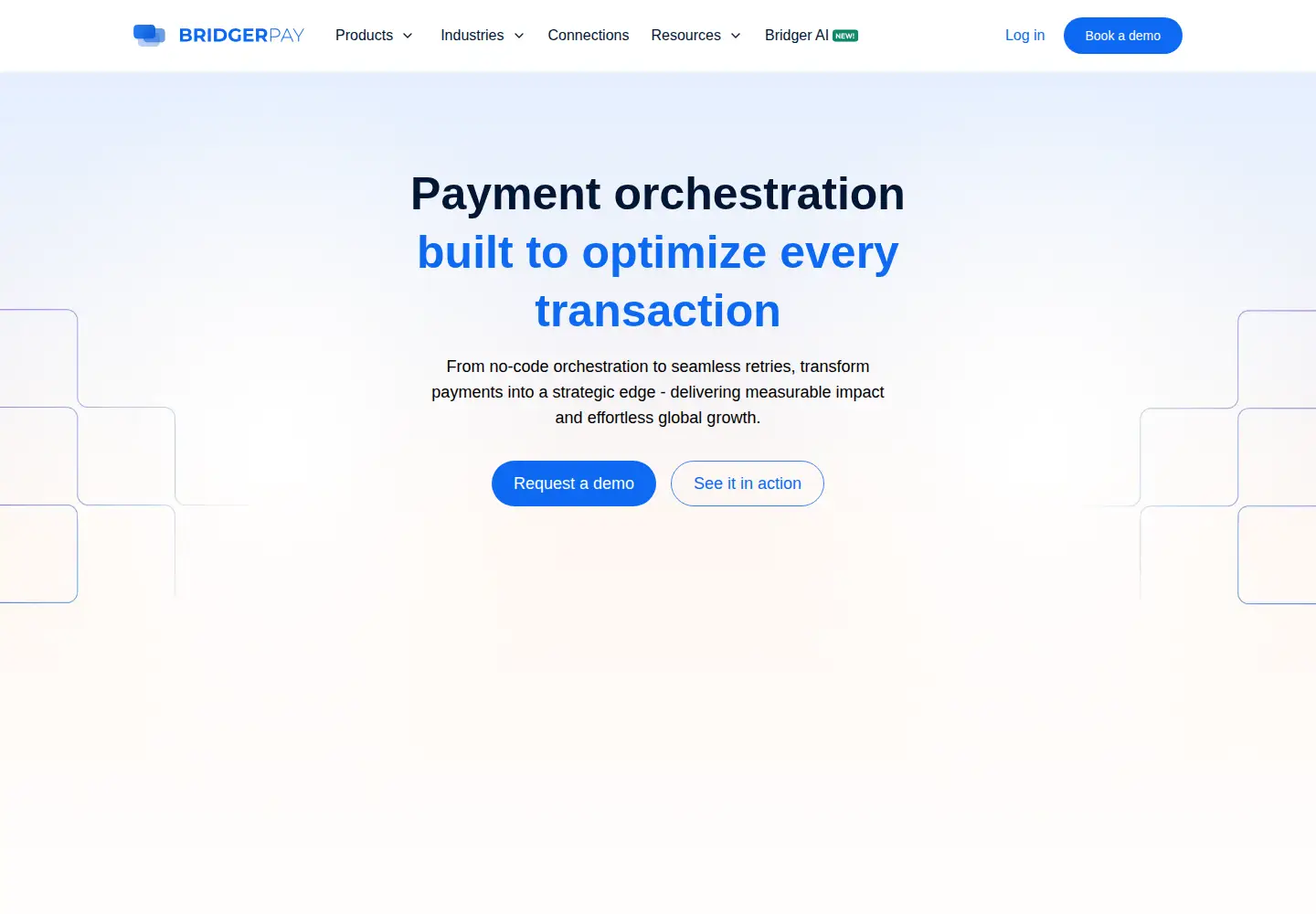Screenshot of bridgerpay.com