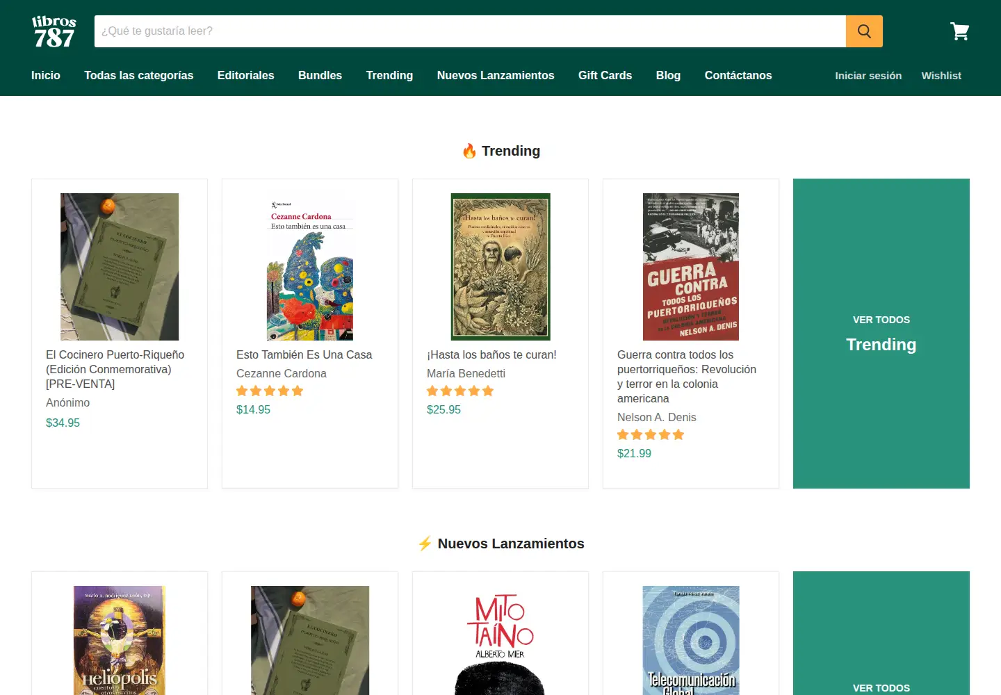 Screenshot of libros787.com