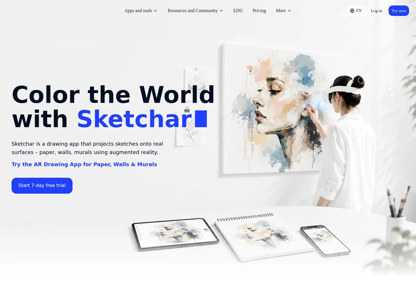 Screenshot of sketchar.io