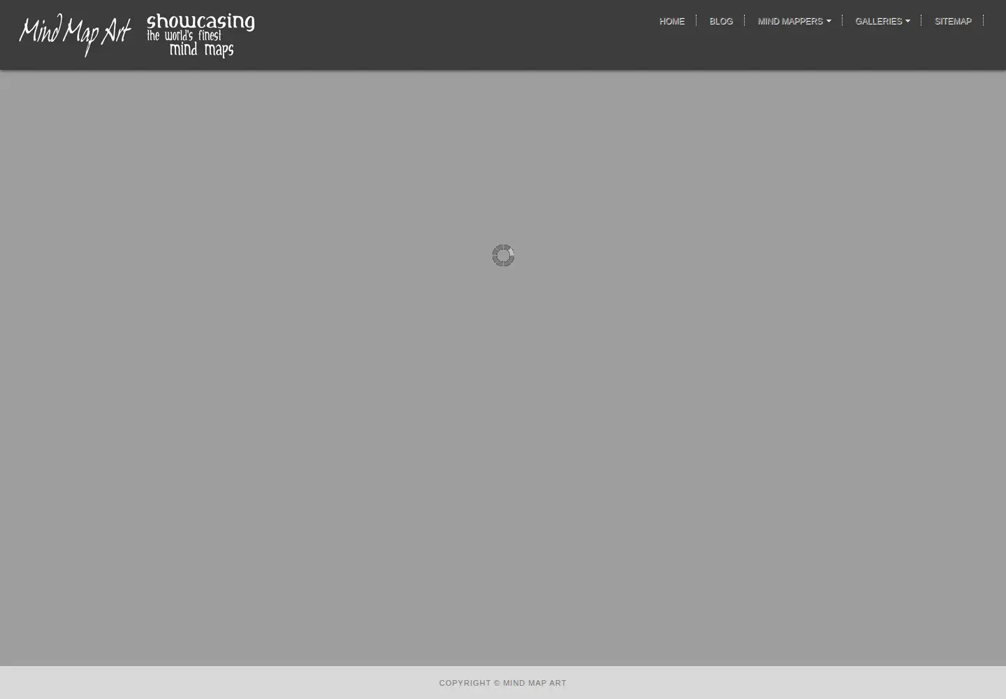 Screenshot of mindmapart.com