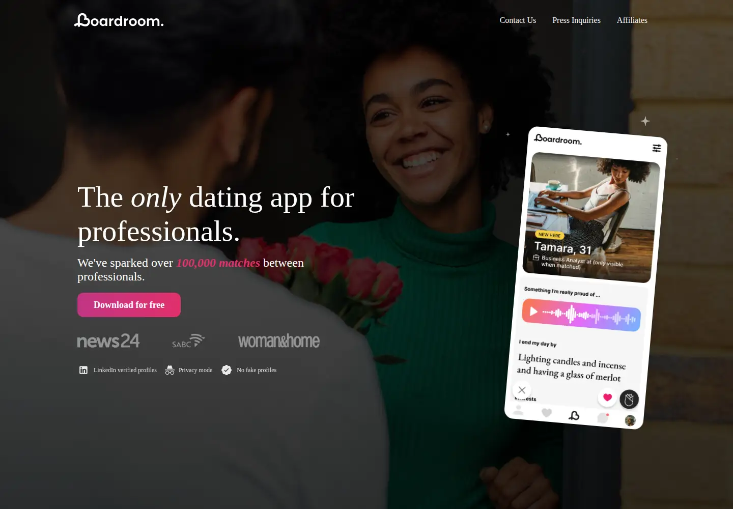 Captured homepage of heyboardroom.com in the current scan