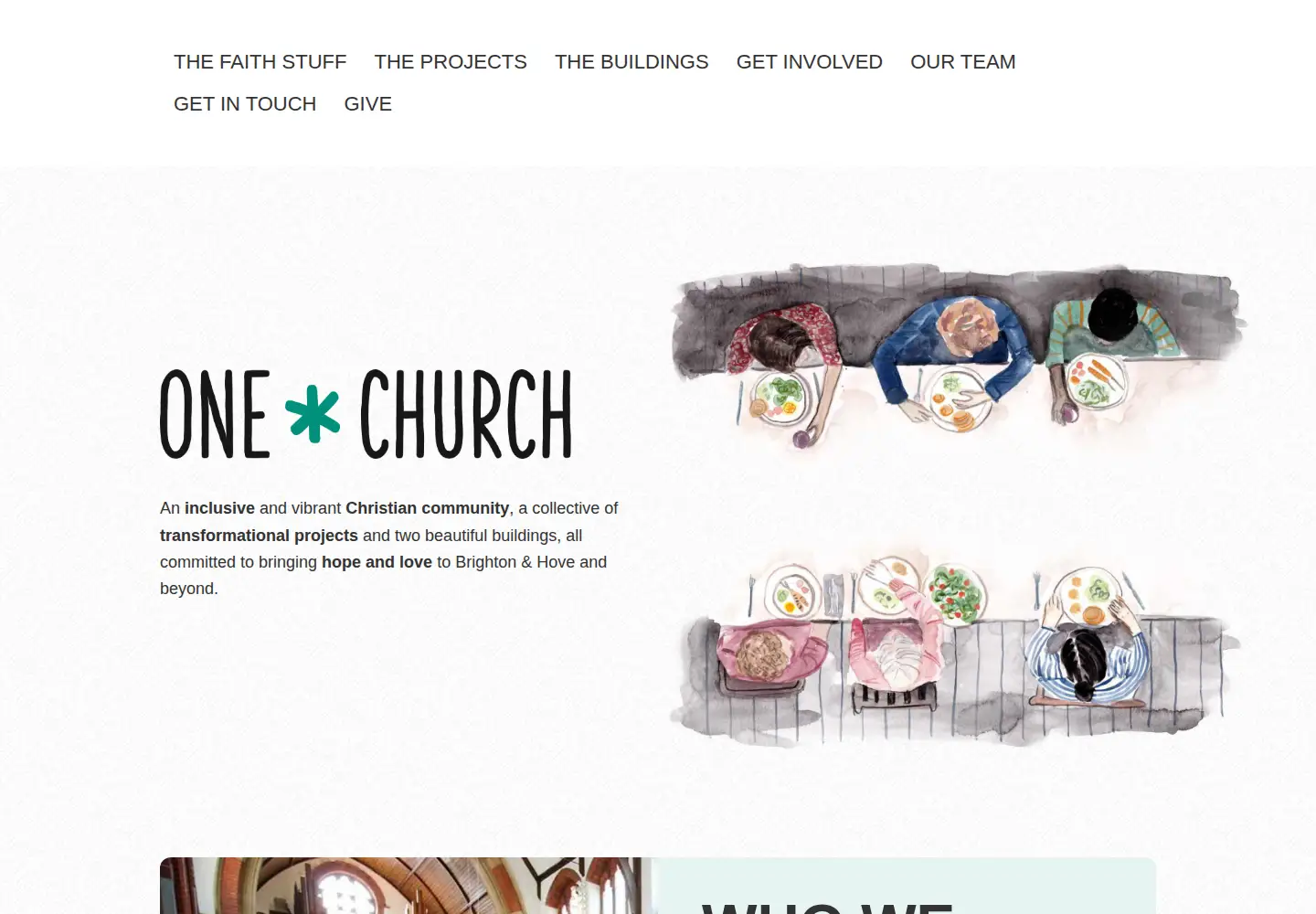 Screenshot of onechurchbrighton.org