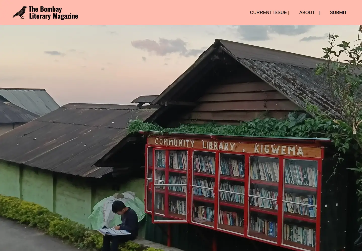 Captured homepage of bombaylitmag.com in the current scan