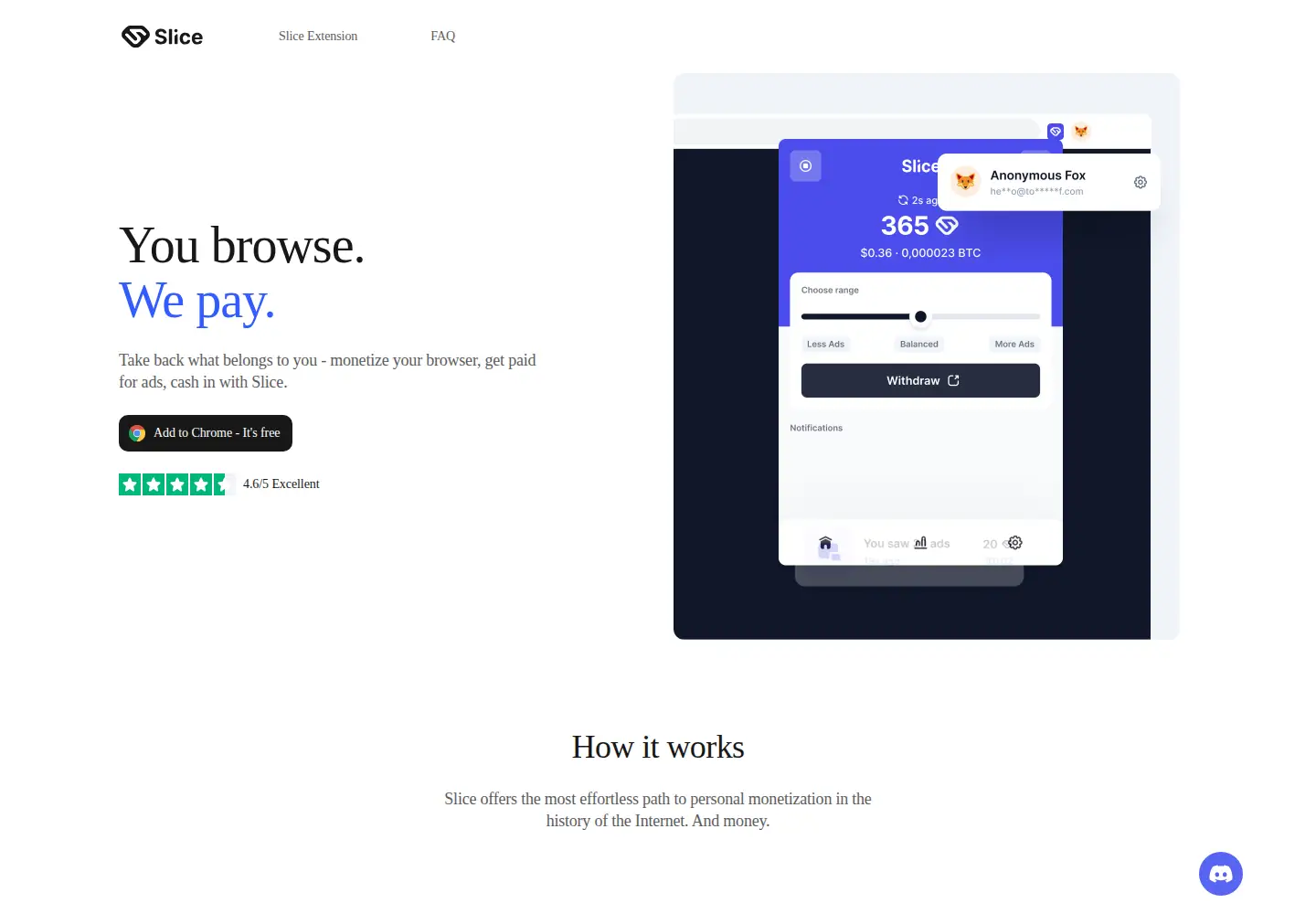 Screenshot of addslice.com
