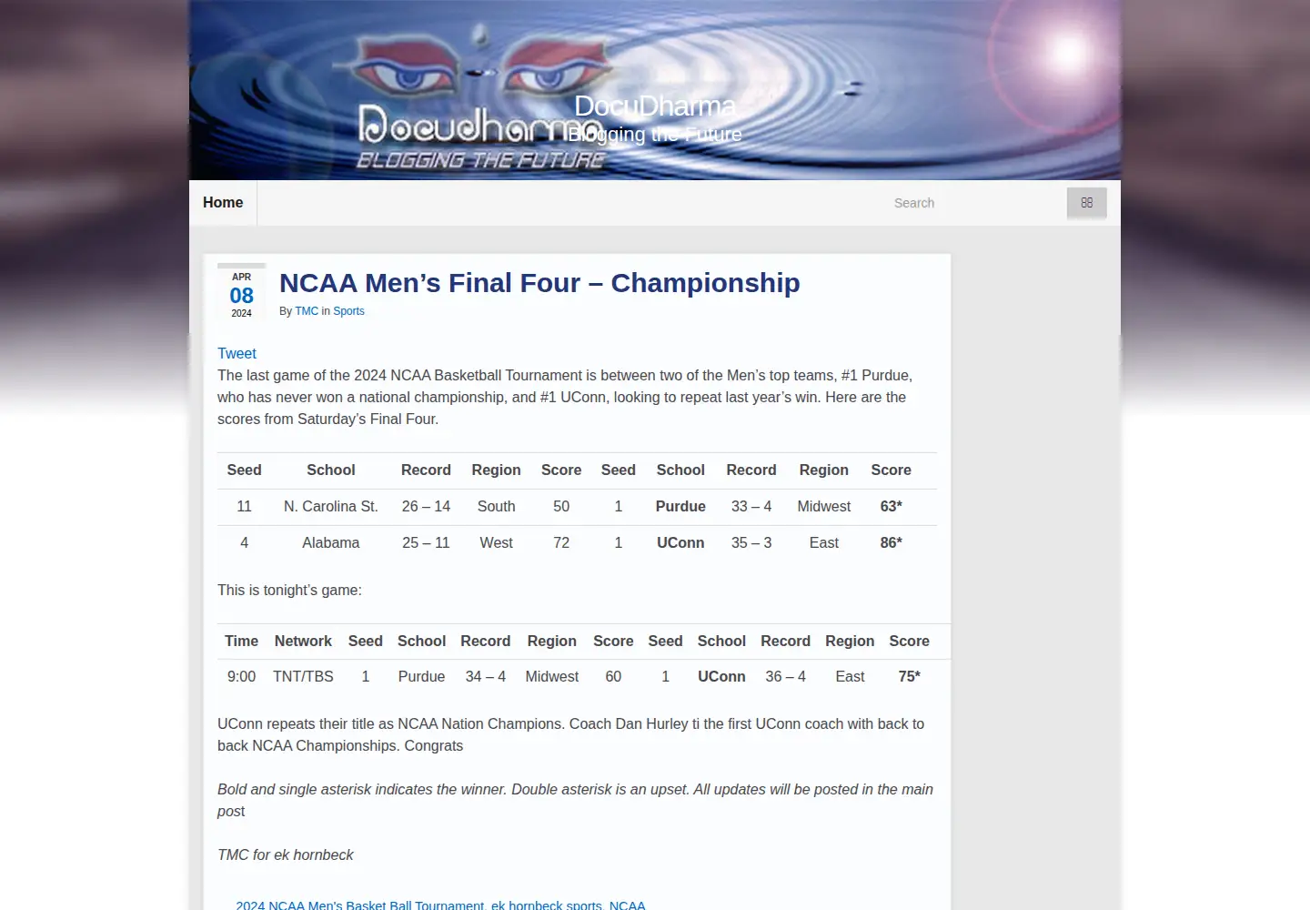 Screenshot of docudharma.com