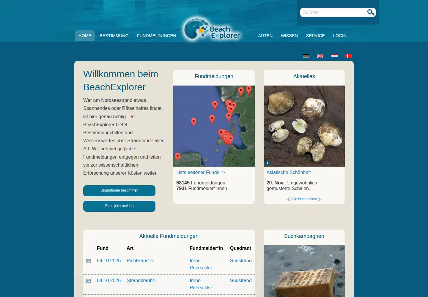 Screenshot of beachexplorer.org