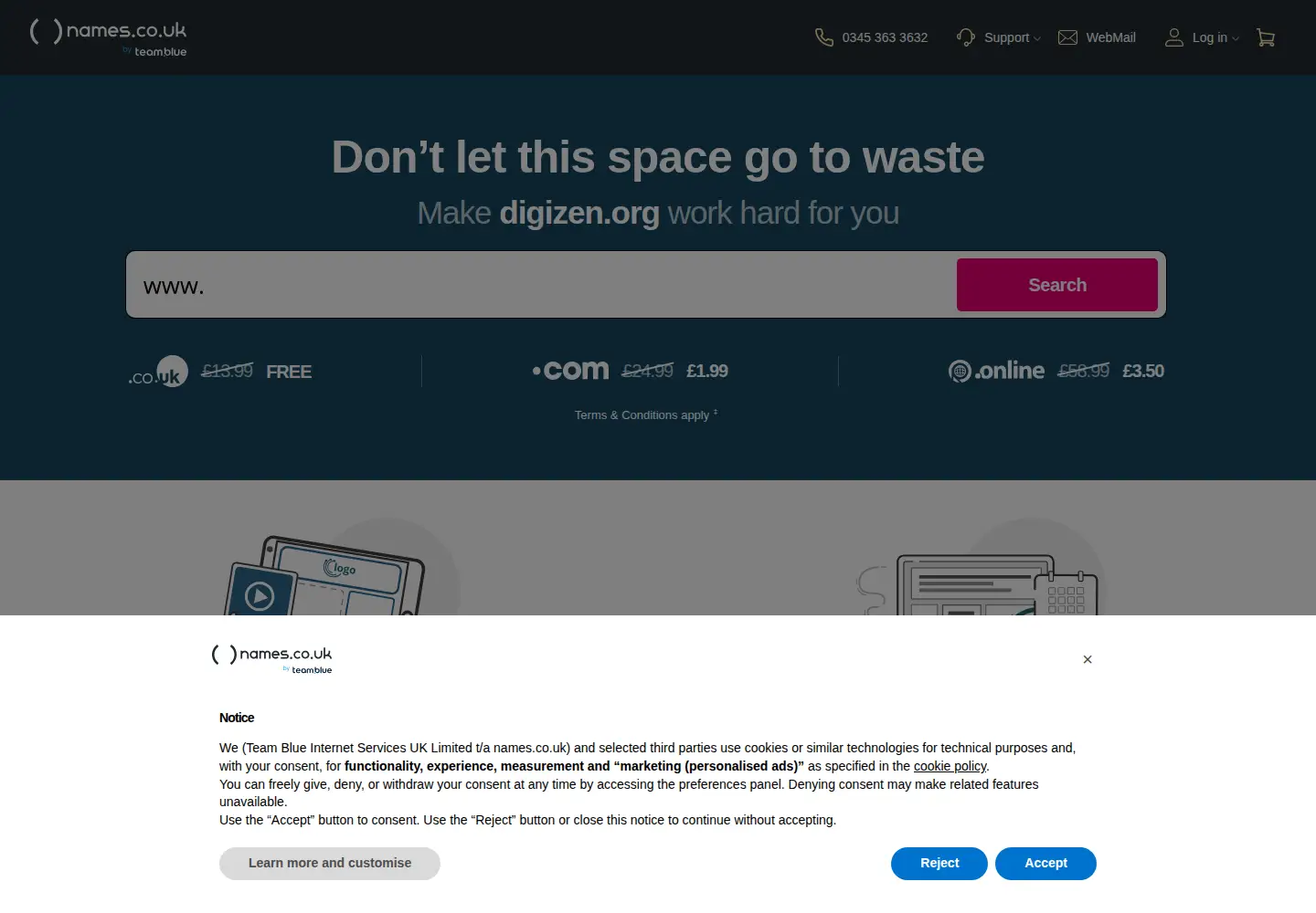Screenshot of digizen.org
