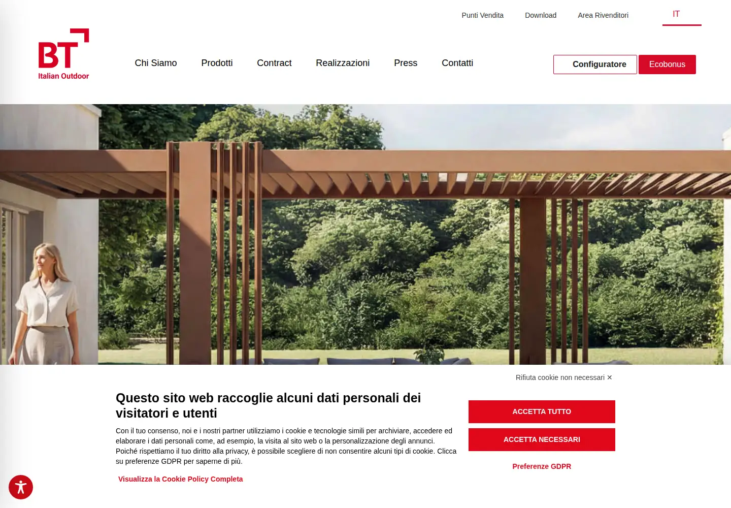 Screenshot of btgroup.it