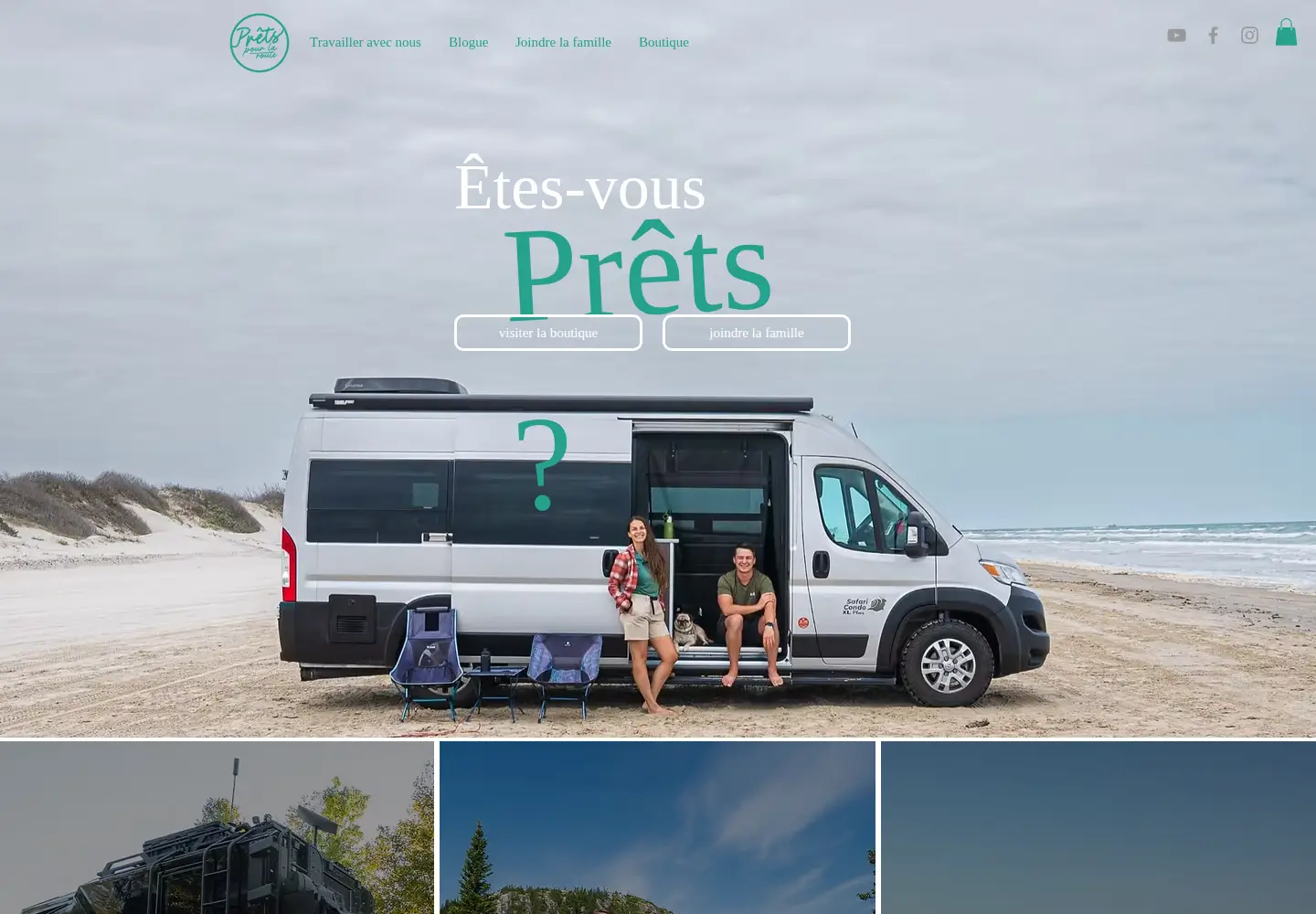 Captured homepage of pretspourlaroute.com in the current scan