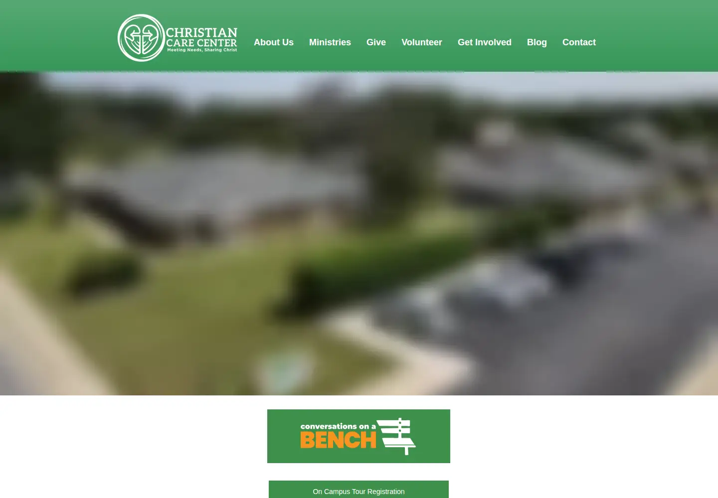 Captured homepage of christiancarecenter.org in the current scan