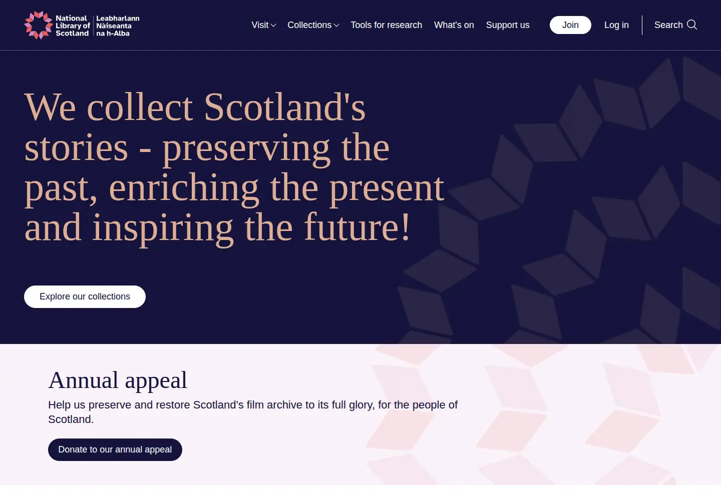 Screenshot of nls.uk