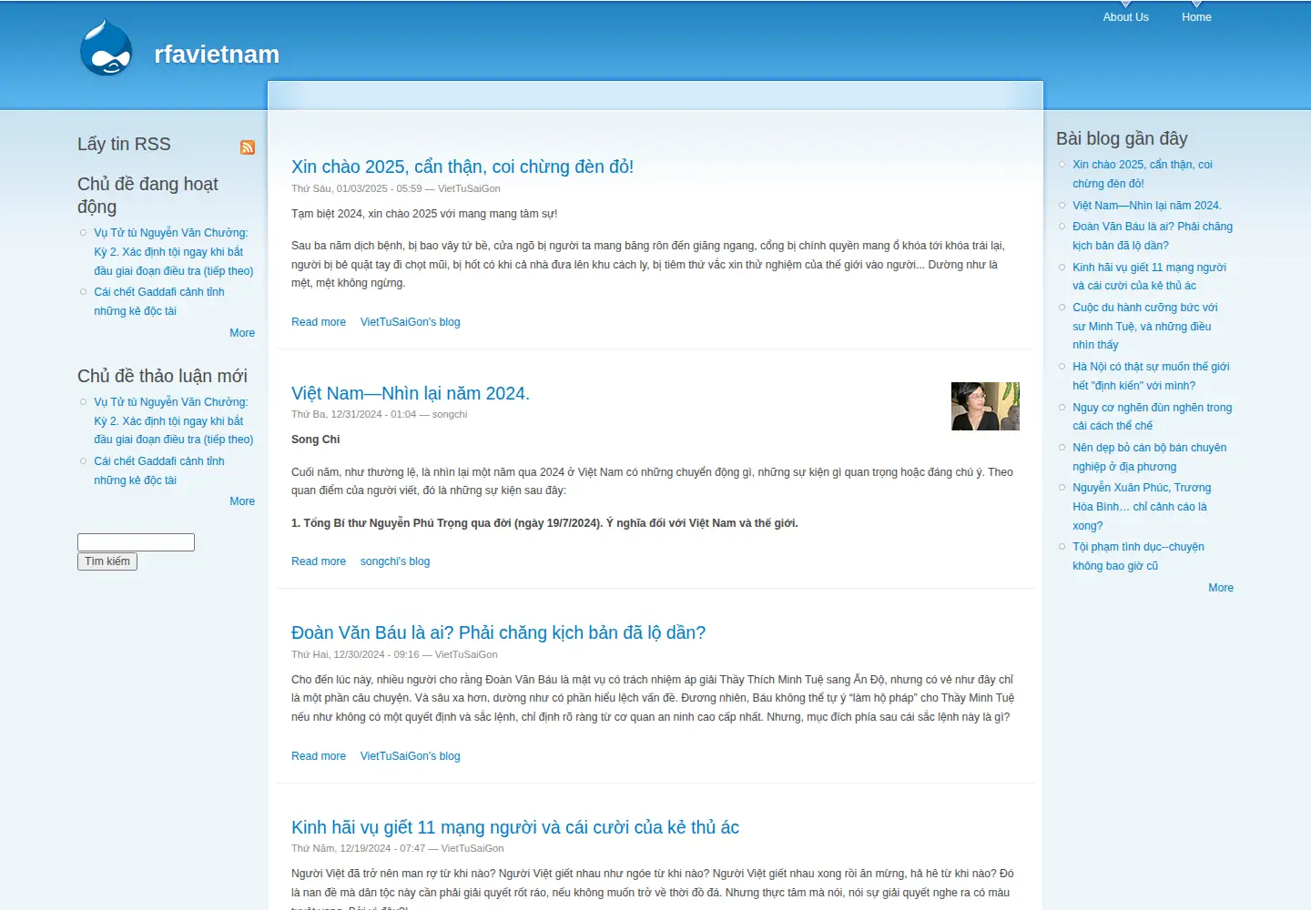 Screenshot of rfavietnam.com
