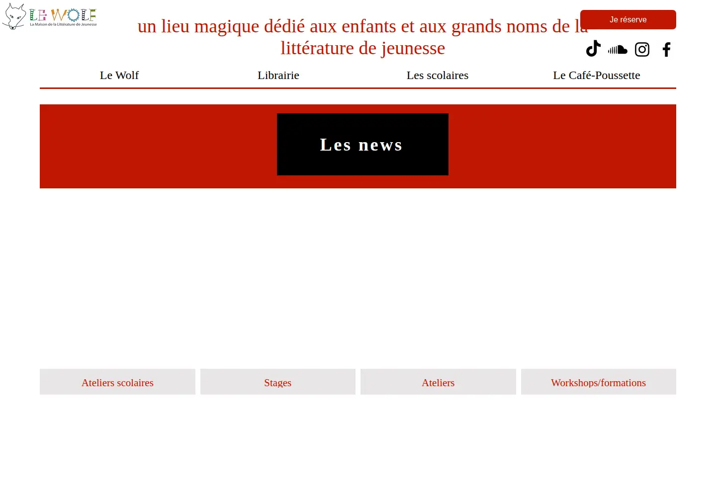 Screenshot of lewolf.be