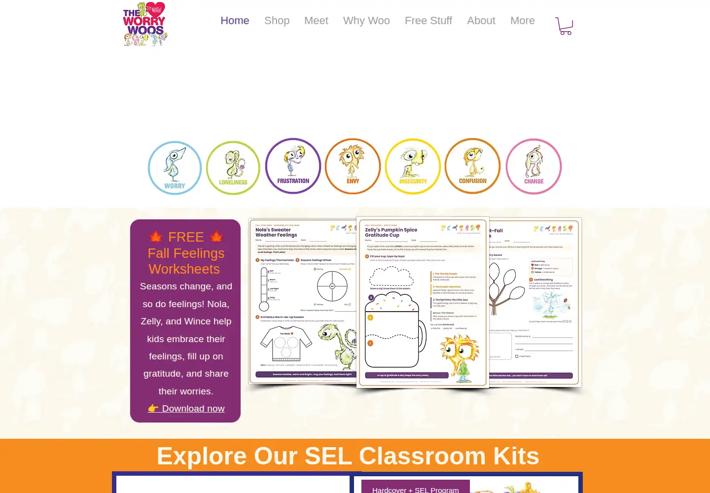 Screenshot of worrywoos.com