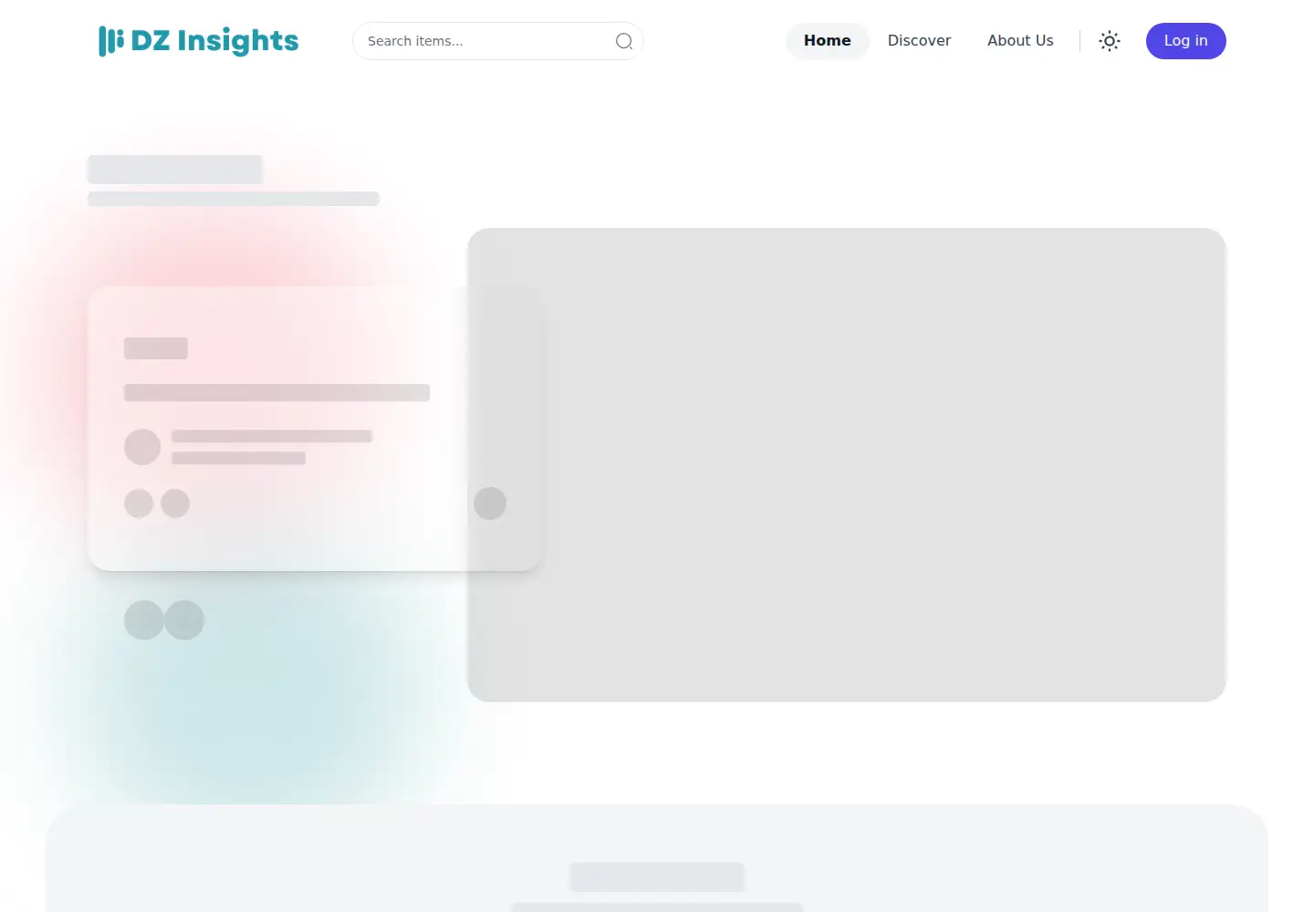 Captured homepage of dzinsights.com in the current scan