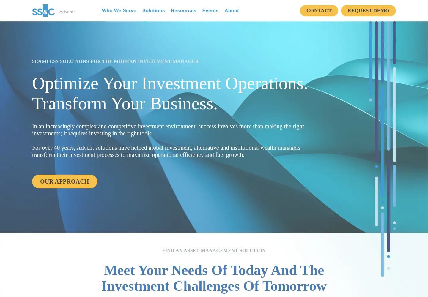 Screenshot of advent.com