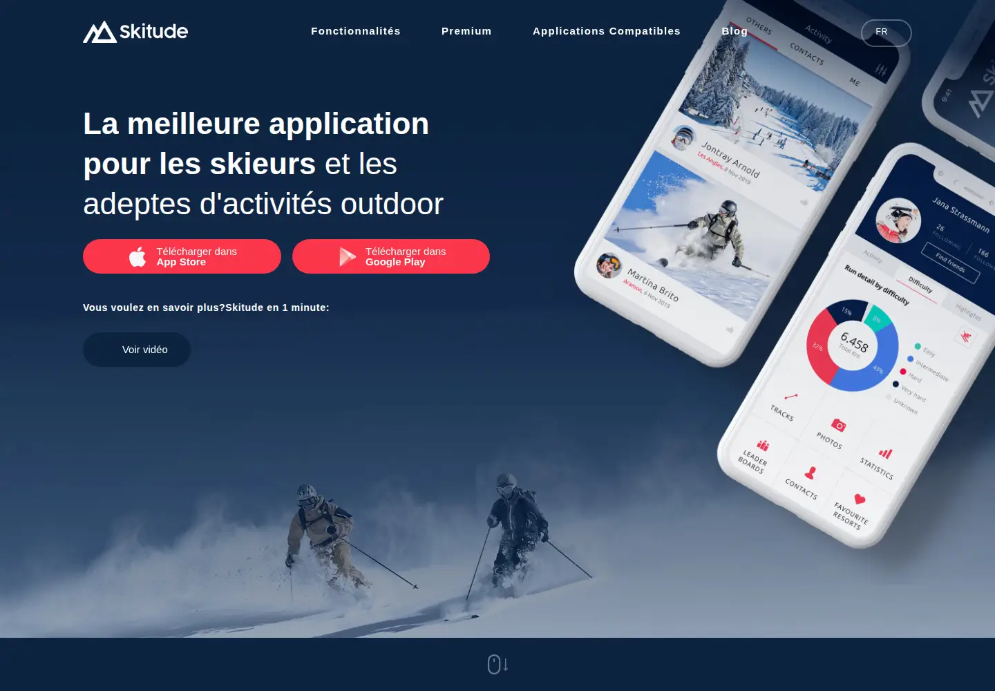 Screenshot of skitude.com