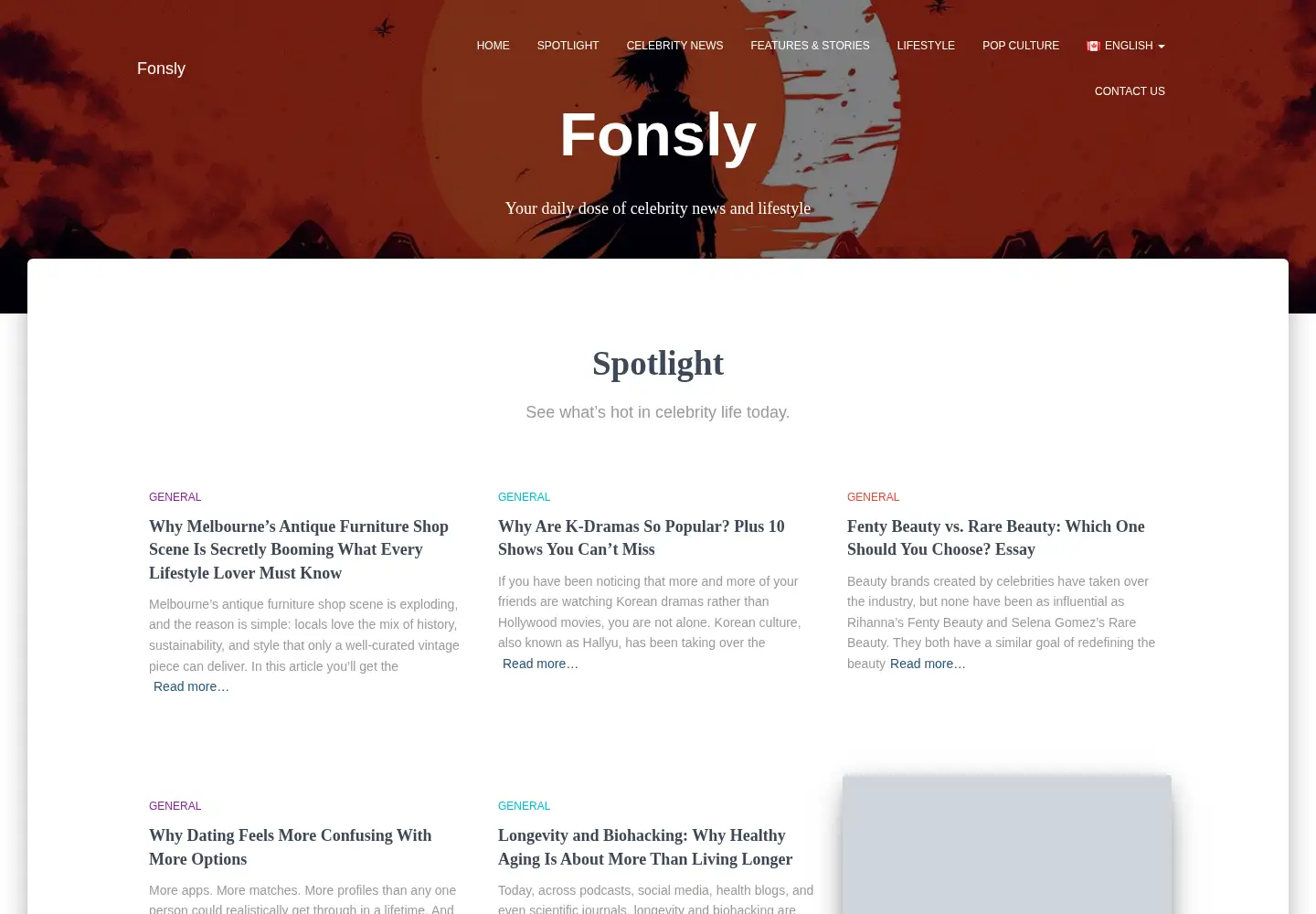 Screenshot of fonsly.com