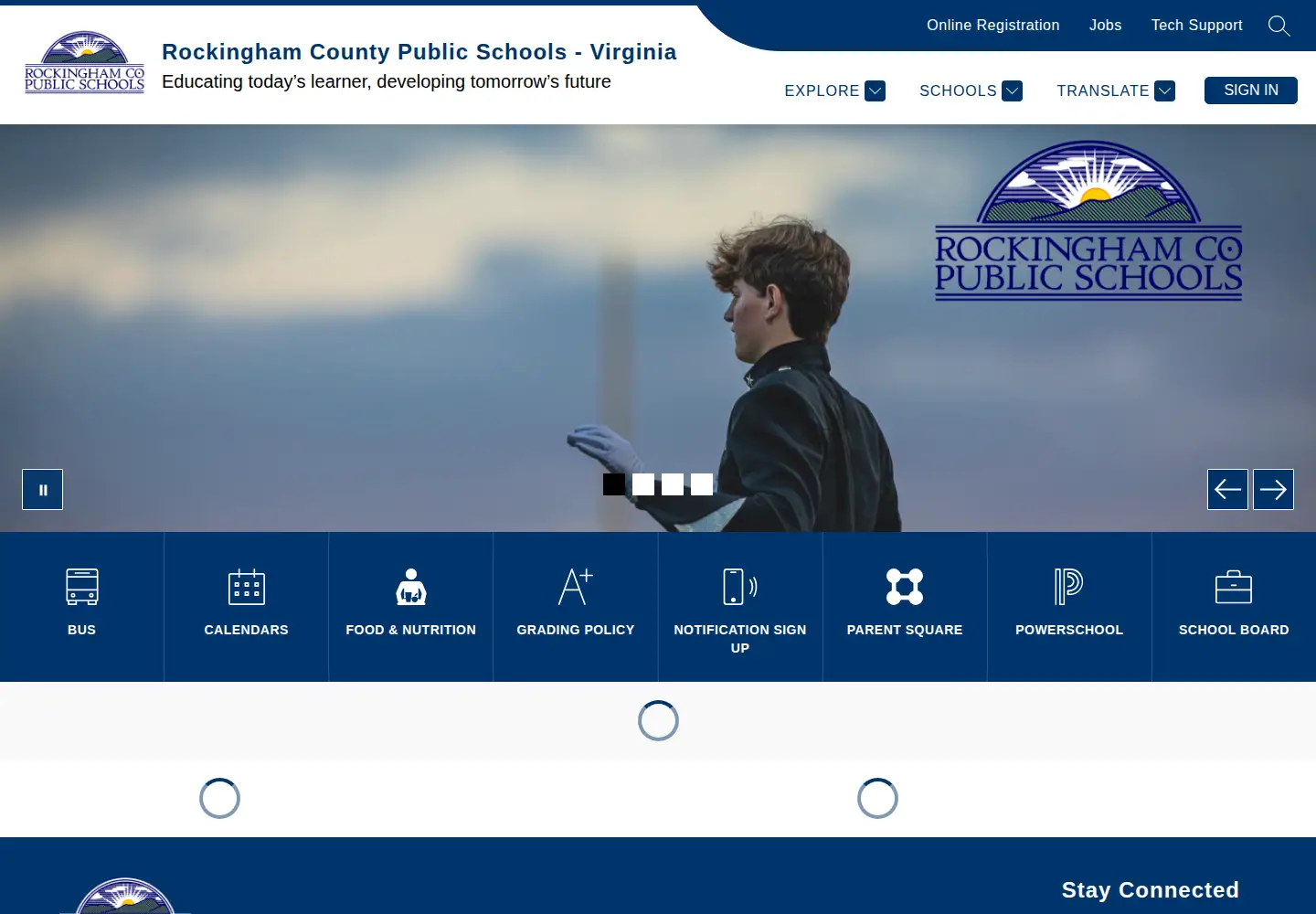 Screenshot of rockingham.k12.va.us