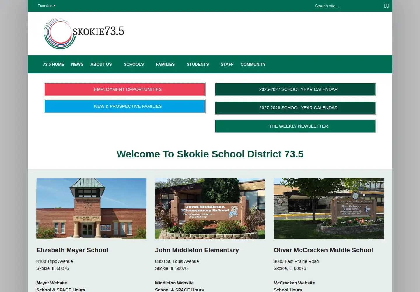 Screenshot of sd735.org