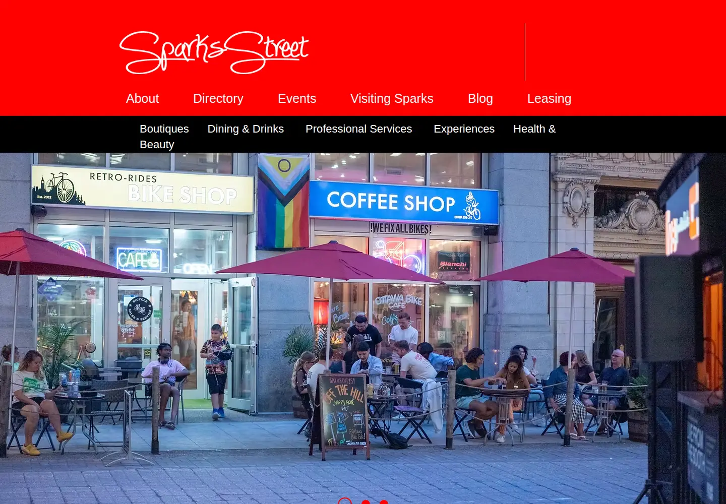 Captured homepage of sparkslive.com in the current scan