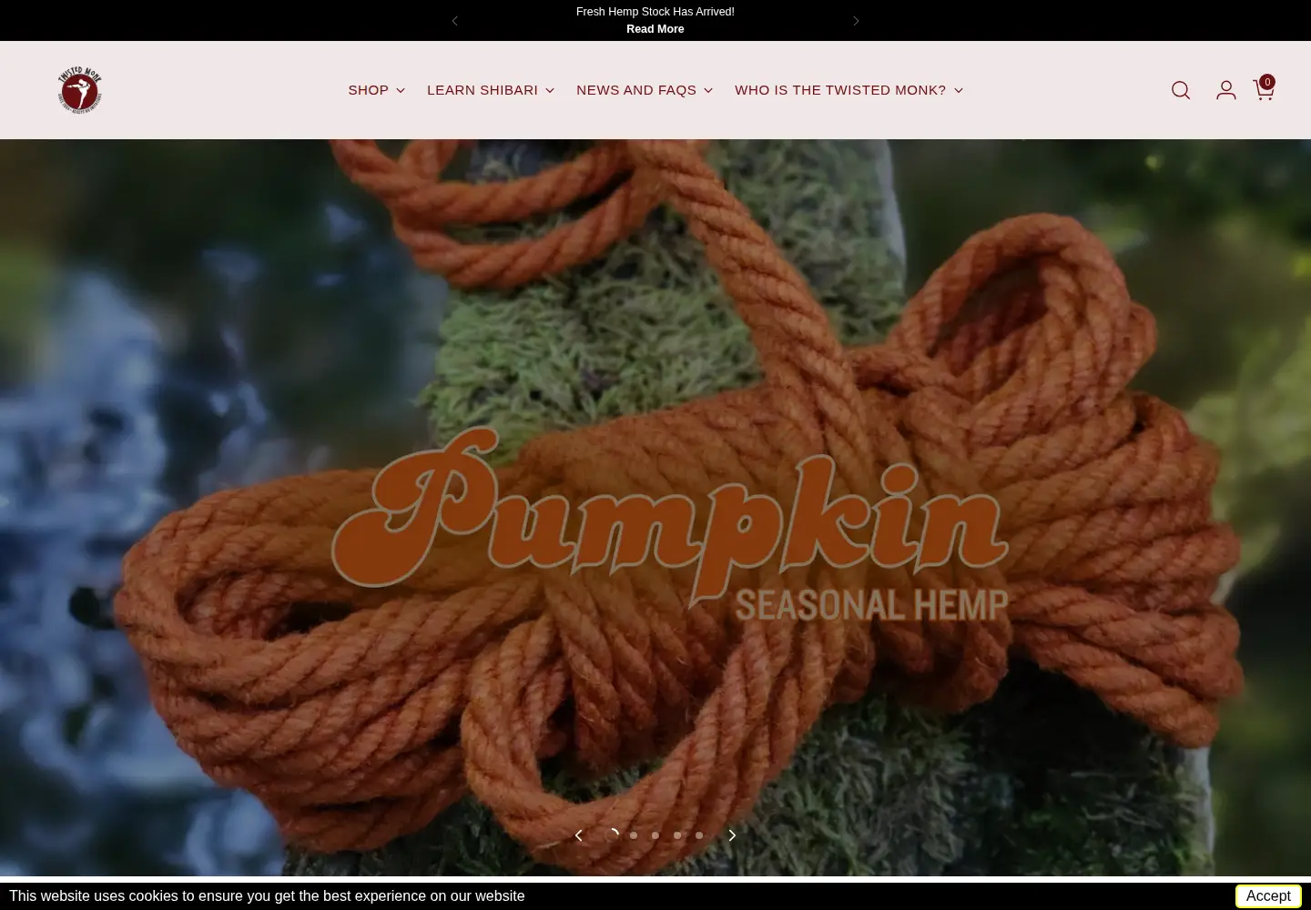 Captured homepage of twistedmonk.com in the current scan