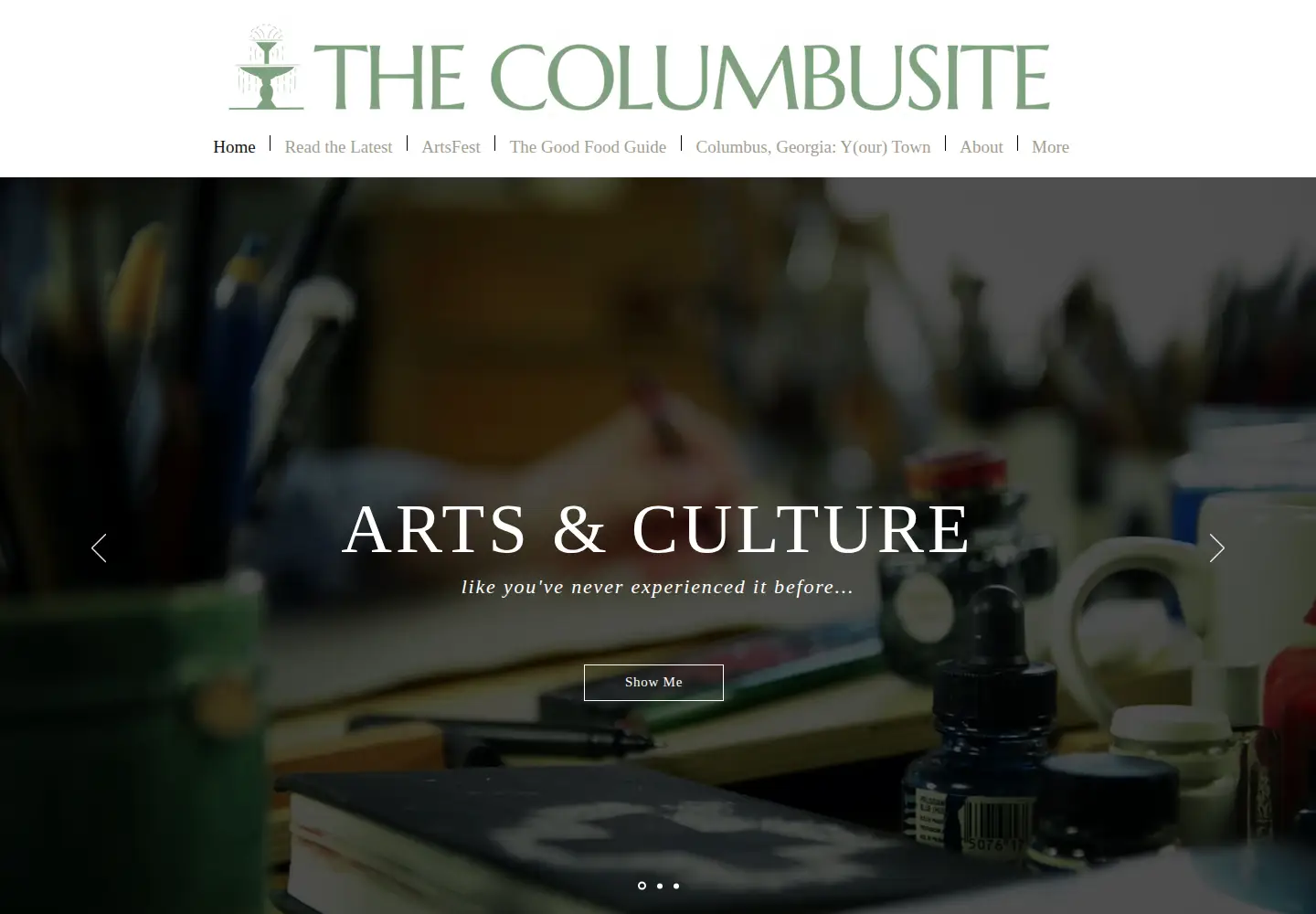 Screenshot of thecolumbusite.net