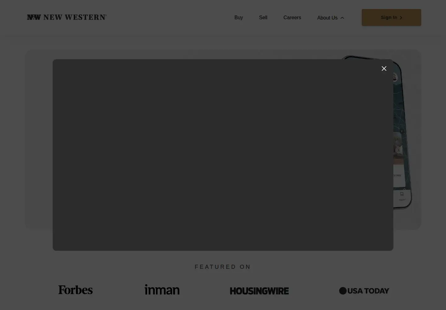 Screenshot of newwestern.com